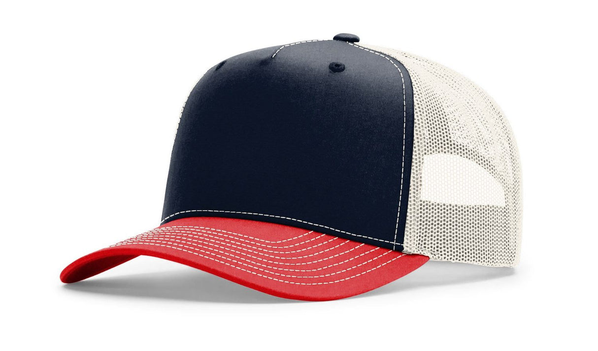 Richardson Five Panel Champ Trucker Hat Unisex Accessories Hats & Caps