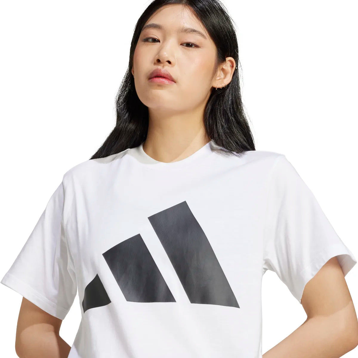 adidas Women's Essentials Big Logo Cotton T-Shirt Womens Apparel Shirts & Tops