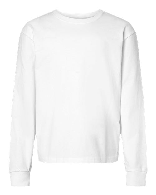 BELLA + CANVAS Youth 6oz. Heavyweight Long Sleeve Tee 1/2 BC3511Y Youth Apparel Shirts & Tops