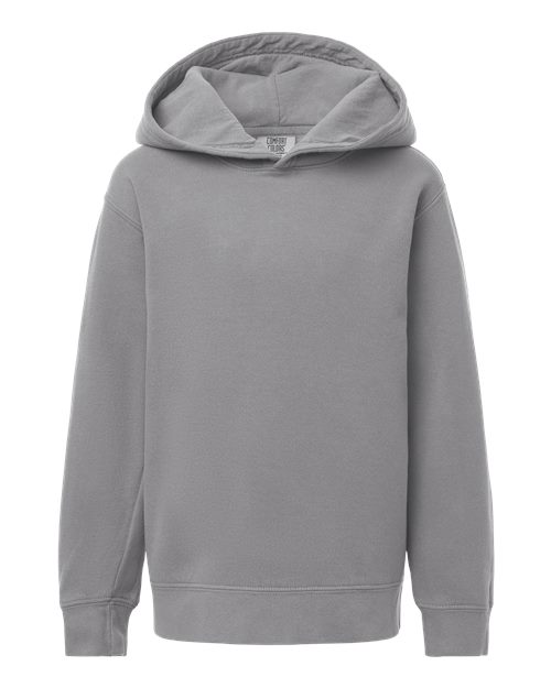 Comfort Colors Youth Garment-Dyed Lightweight Fleece Hooded Sweatshirt 1467Y Youth Apparel Hoodies & Sweatshirts