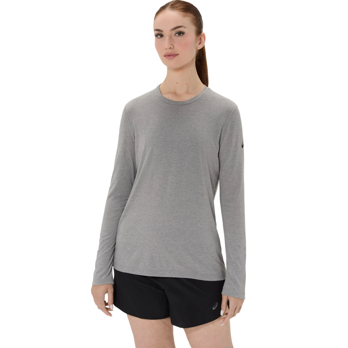 Asics Women's Performance Long Sleeve Triblend Tee Womens Apparel Shirts & Tops