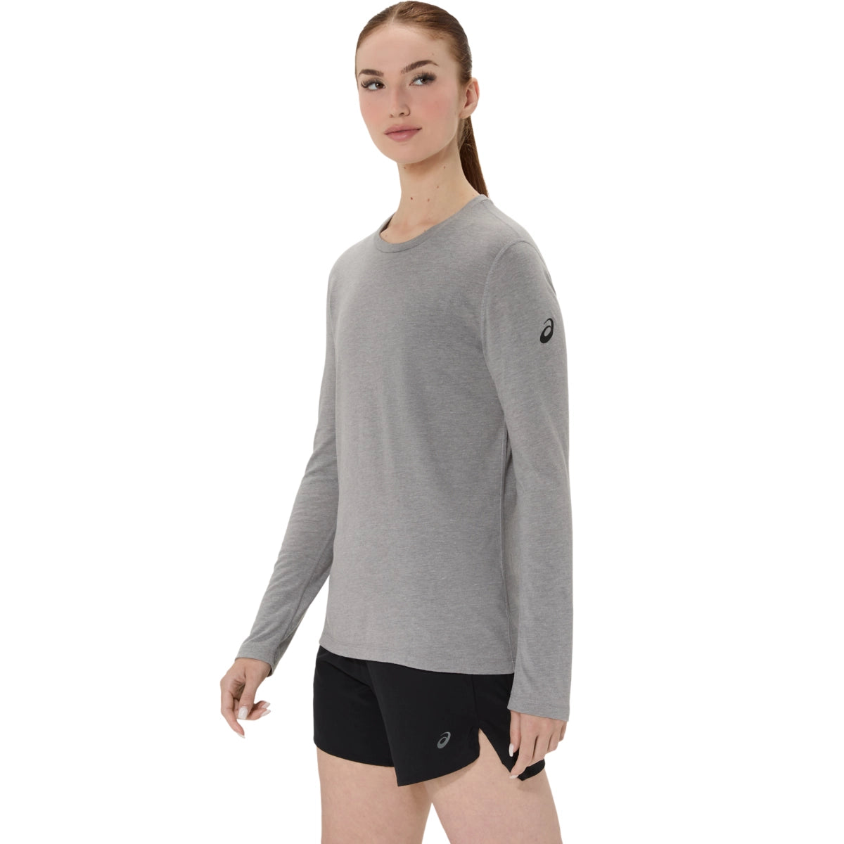 Asics Women's Performance Long Sleeve Triblend Tee Womens Apparel Shirts & Tops
