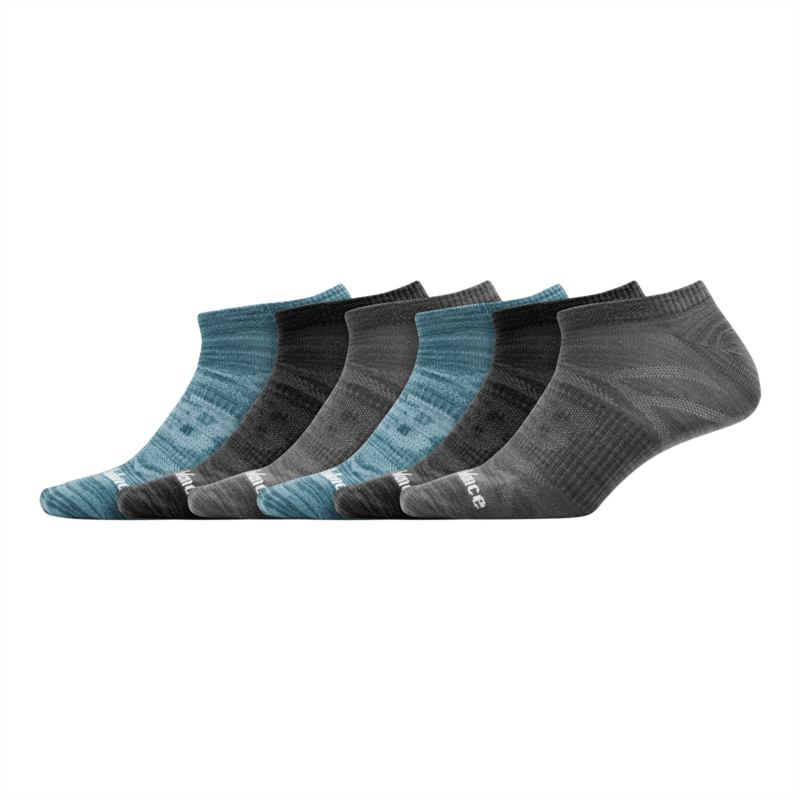 New Balance Flat Knit No Show Socks 6 Pack Unisex Accessories Socks
