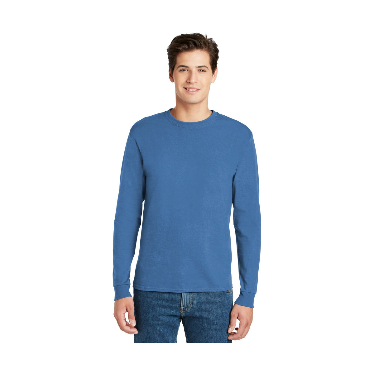 Hanes Men's Authentic 100% Cotton Long Sleeve T-Shirt 5586