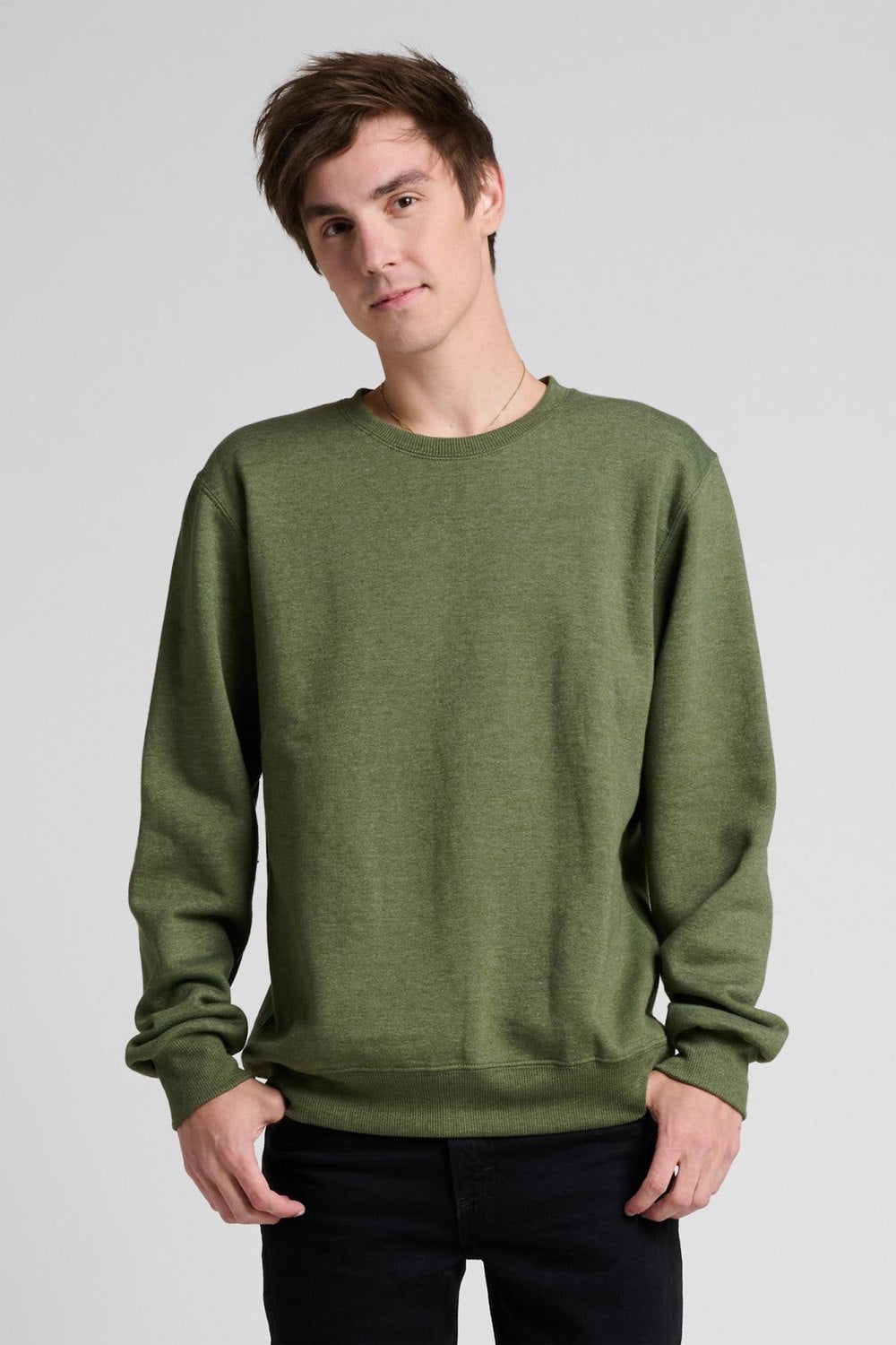 Jerzees Unisex Eco Premium Blend Crewneck Sweatshirt 701M Mens Apparel Sweatshirts & Fleece