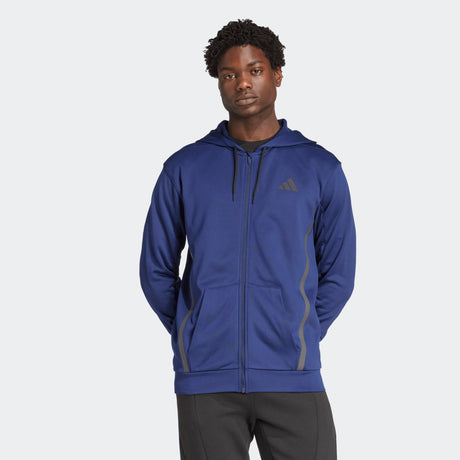 adidas Men's Game & Go Team Issue Full-Zip Hoodie Mens Apparel Sweatshirts & Fleece