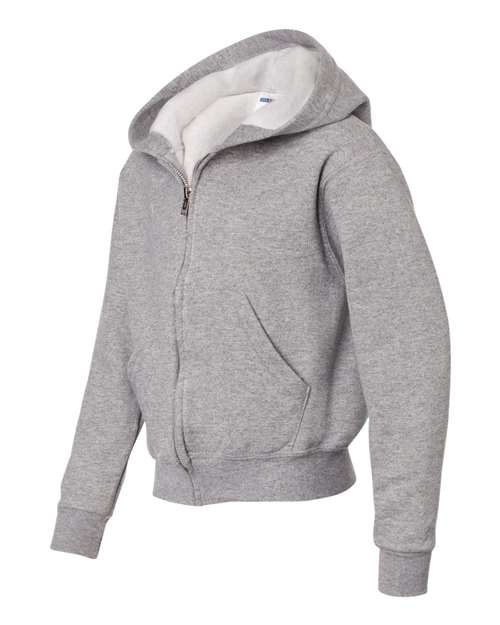 JERZEES Youth NuBlend Full-Zip Hooded Sweatshirt 993B Youth Apparel Hoodies & Sweatshirts