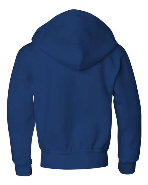 JERZEES Youth NuBlend Full-Zip Hooded Sweatshirt 993B Youth Apparel Hoodies & Sweatshirts