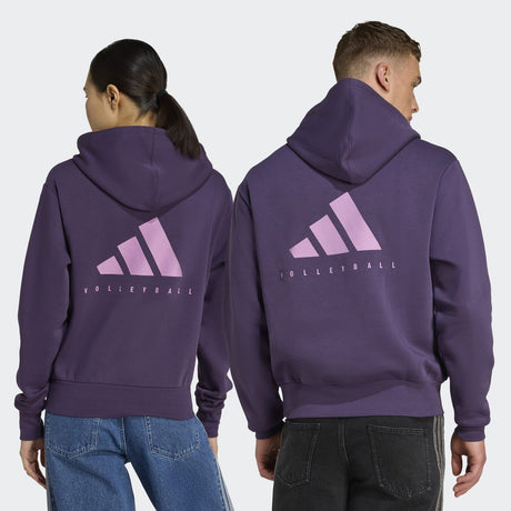 adidas Unisex Volleyball Graphic Hoodie Mens Apparel Sweatshirts & Fleece