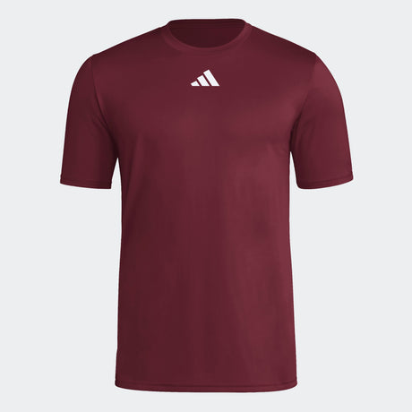 adidas Men's Short Sleeve Pregame Tee Mens Apparel Shirts & Tops