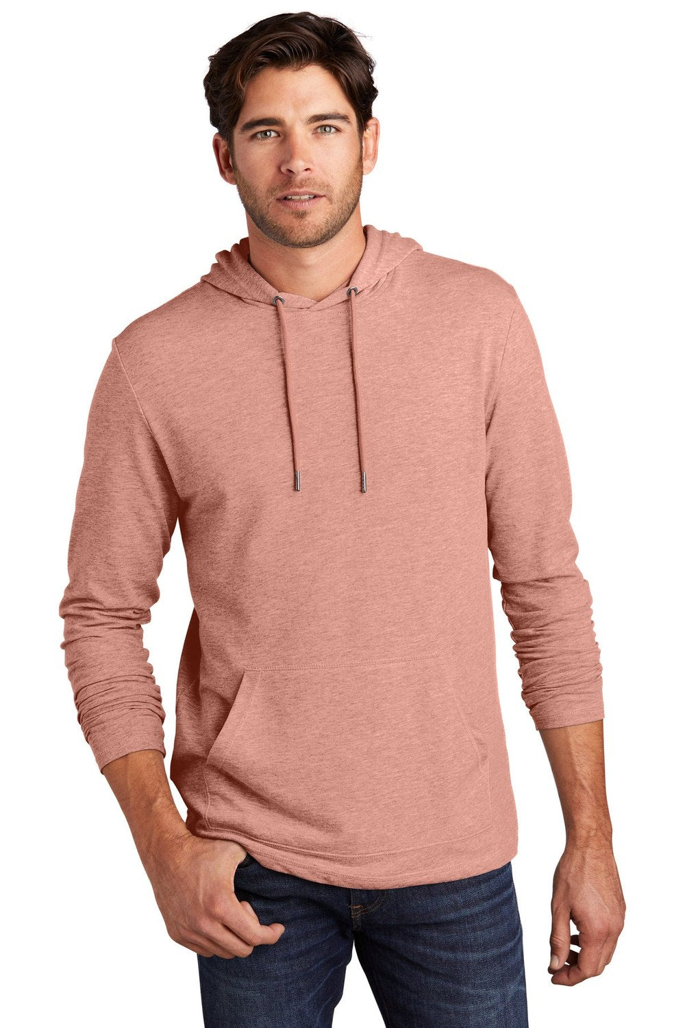 District Men's Featherweight French Terry Hoodie DT571 Mens Apparel Sweatshirts & Fleece