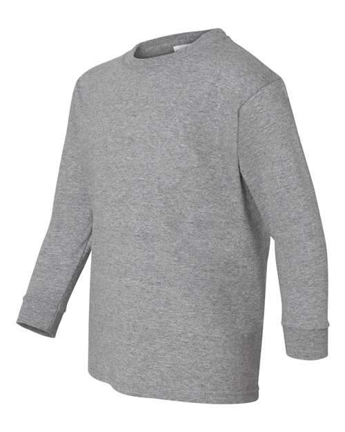 Gildan Youth Heavy Cotton 100% Cotton Long Sleeve T-Shirt 5400B Youth Apparel Shirts & Tops