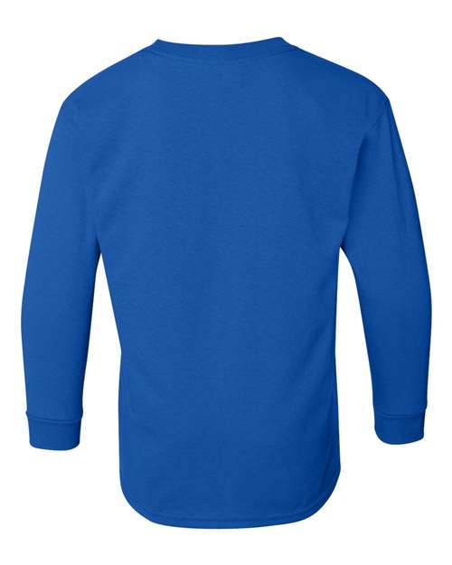 Gildan Youth Heavy Cotton 100% Cotton Long Sleeve T-Shirt 5400B Youth Apparel Shirts & Tops