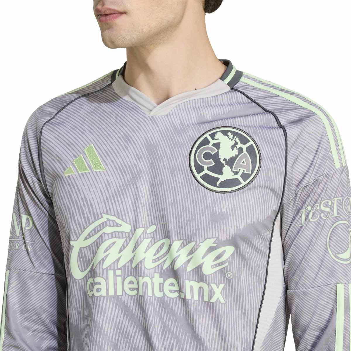 adidas Men's Club America 25/26 Third Jersey Long Sleeve-4