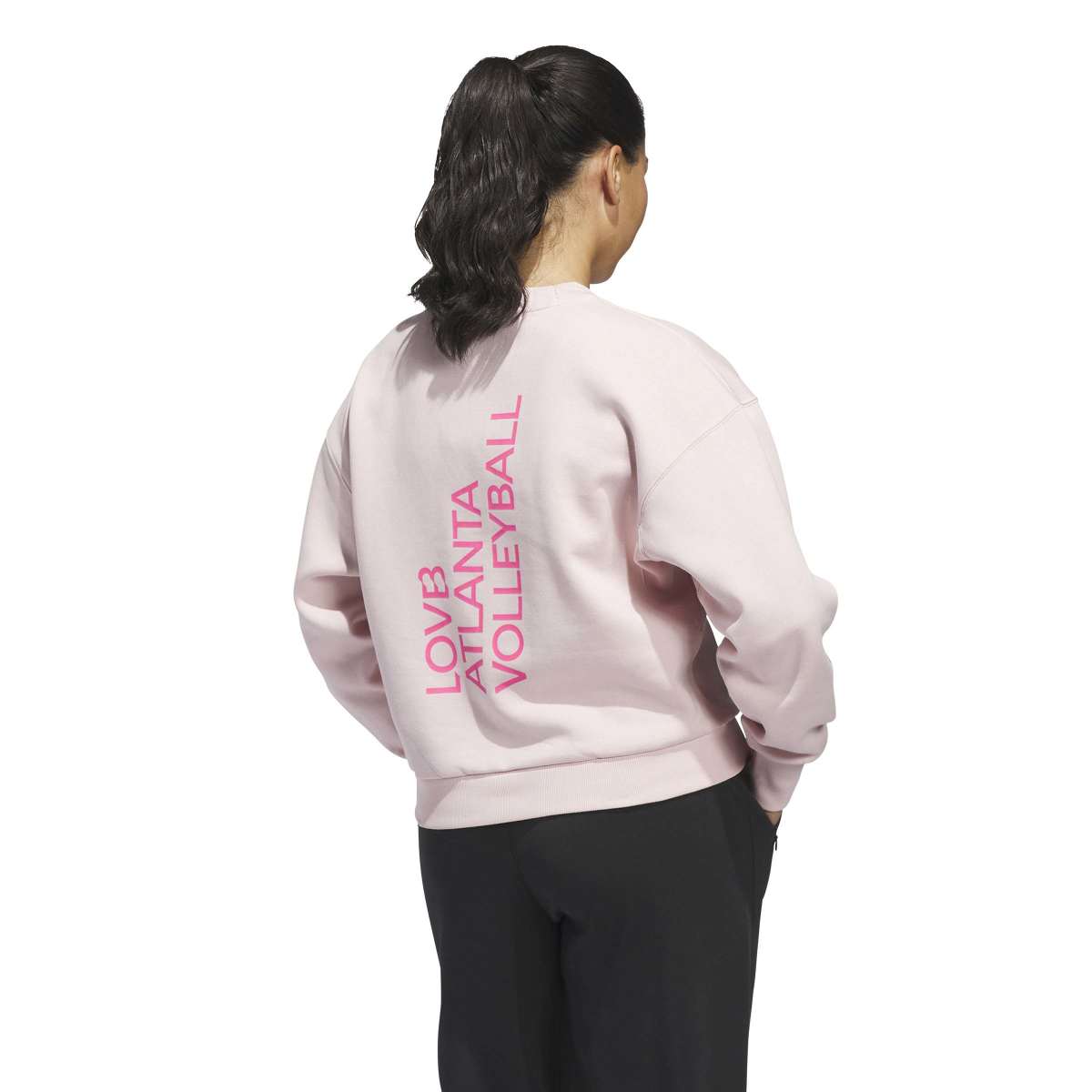 adidas Women's LOVB City Graphics Pullover Crew-2