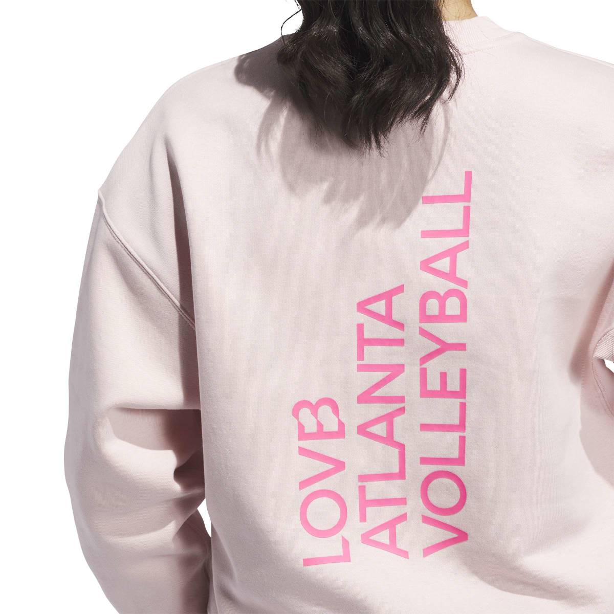 adidas Women's LOVB City Graphics Pullover Crew-5