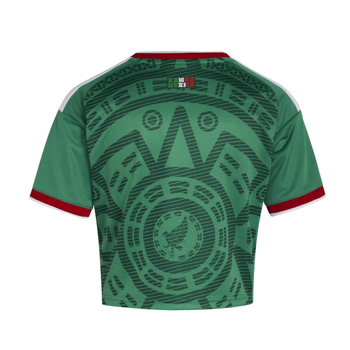 adidas Women's Mexico 26 Home Cropped Jersey-7