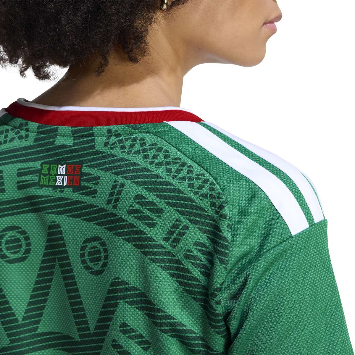 adidas Women's Mexico 26 Home Cropped Jersey-5