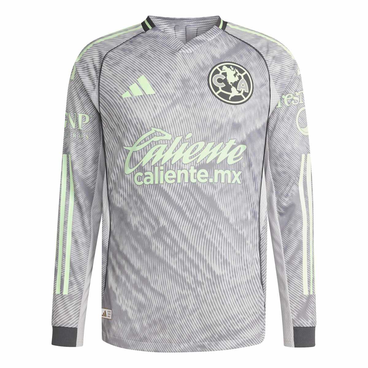 adidas Men's Club America 25/26 Third Authentic Long Sleeve Jersey-1