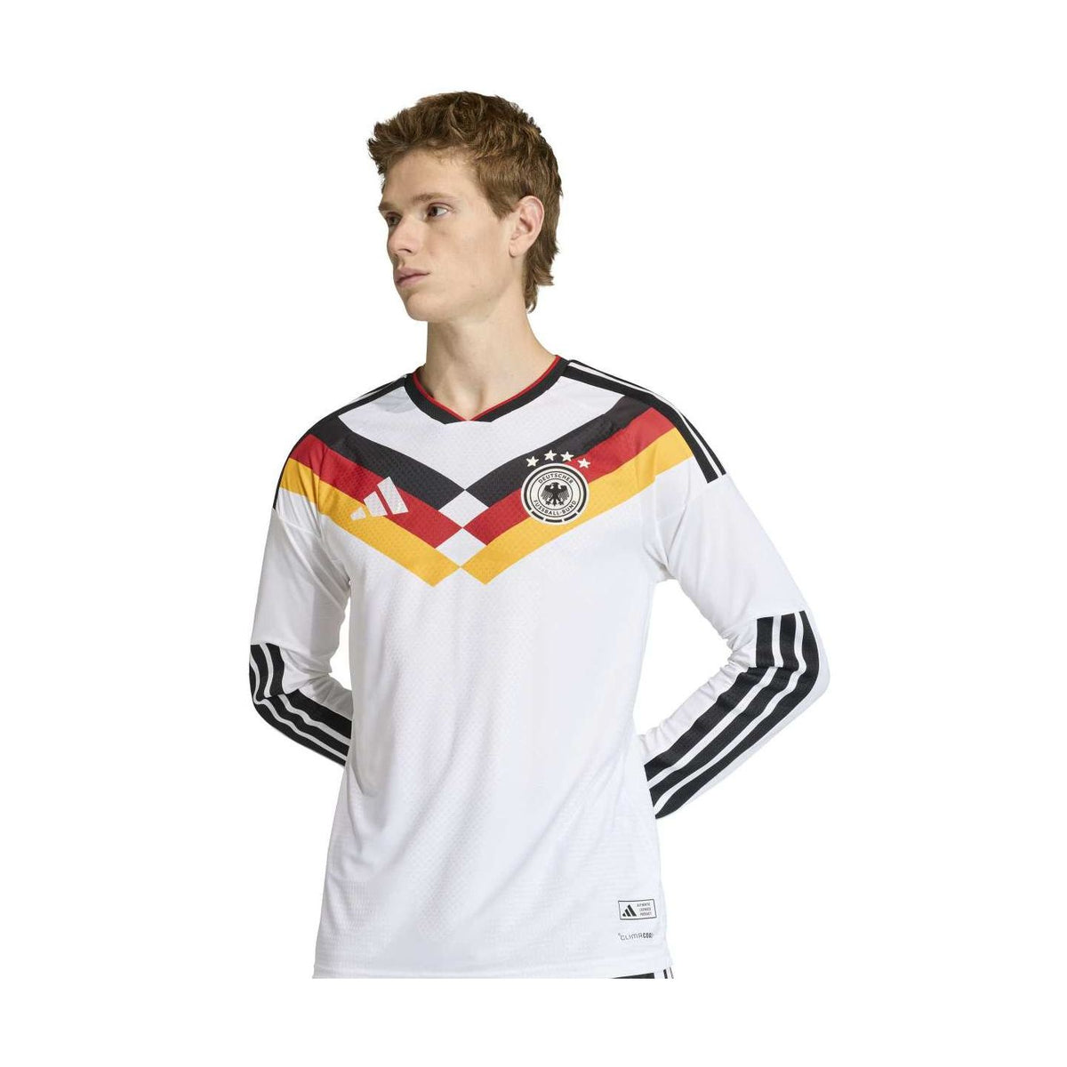 adidas Men's Germany 26 Home Authentic Long Sleeve Jersey-6