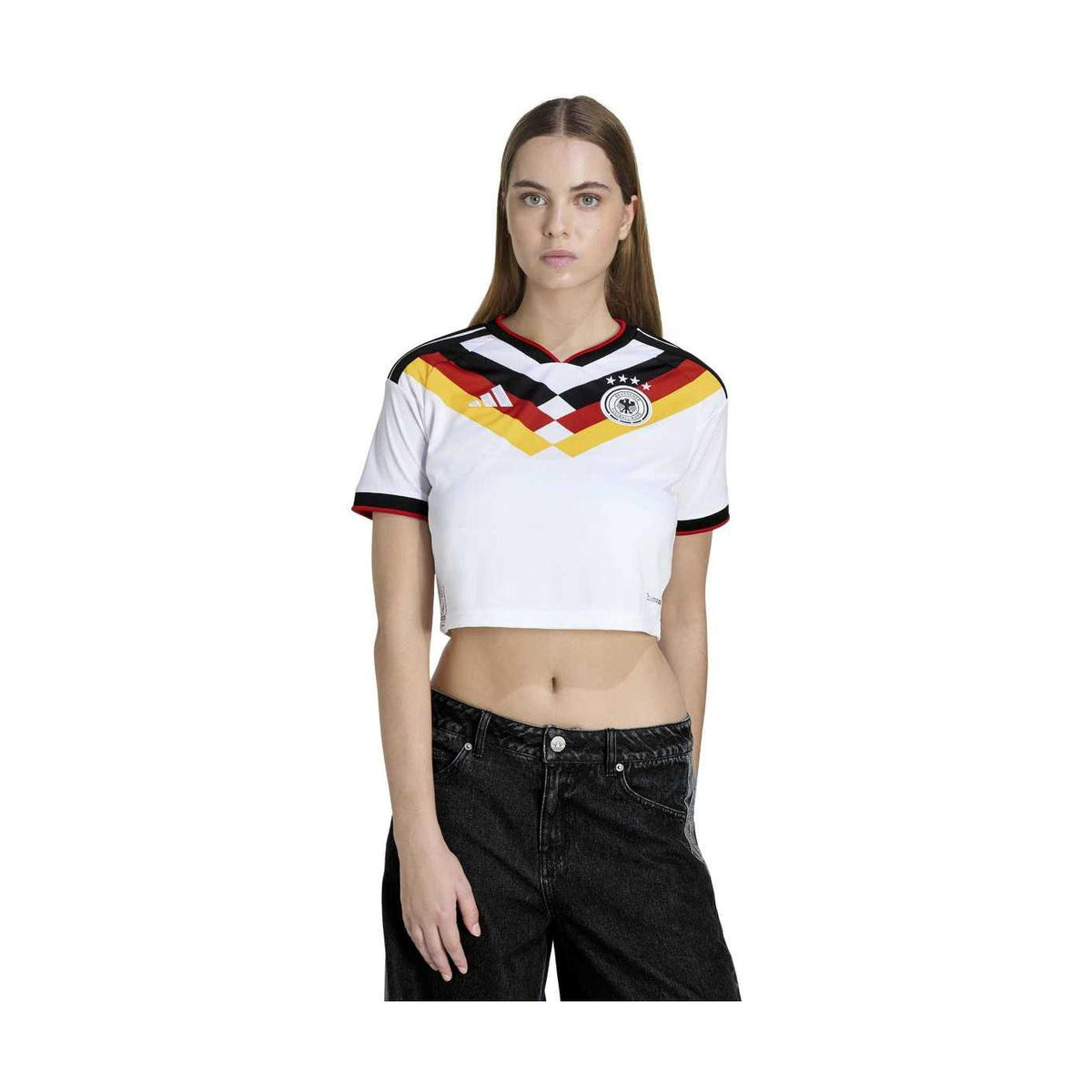 adidas Women's Germany 26 Home Cropped Jersey-1