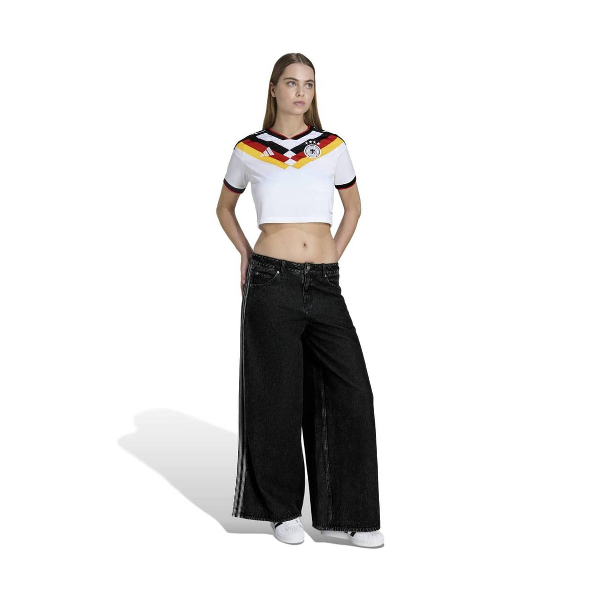 adidas Women's Germany 26 Home Cropped Jersey-3