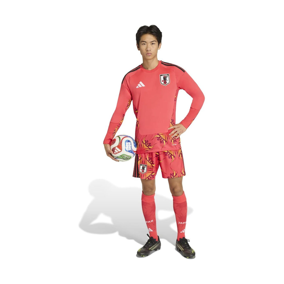 adidas Men's Japan 26 Home Long Sleeve Goalkeeper Jersey -4