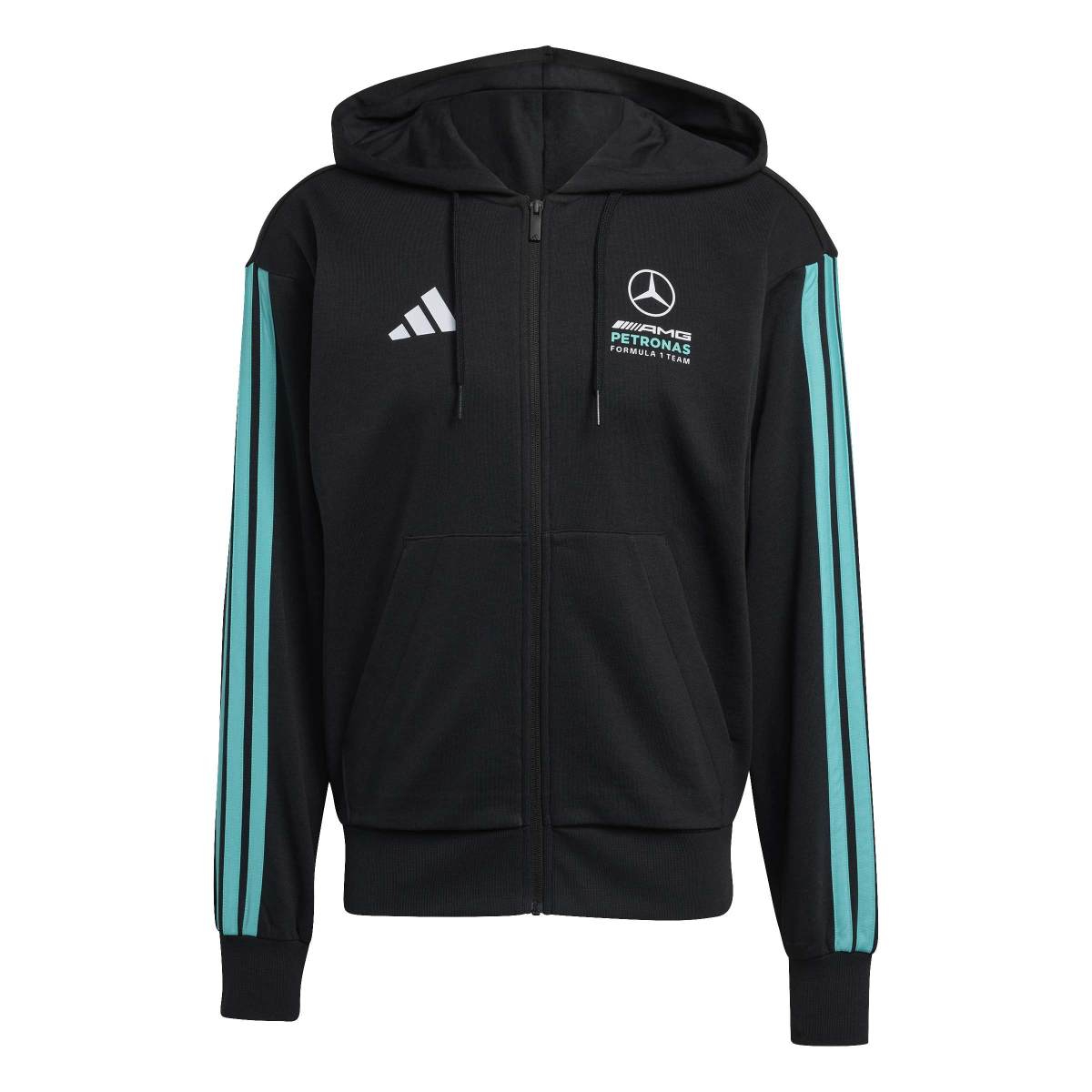 adidas Men's Mercedes - AMG Petronas Formula 1 Team DNA Full Zip Hoodie-1
