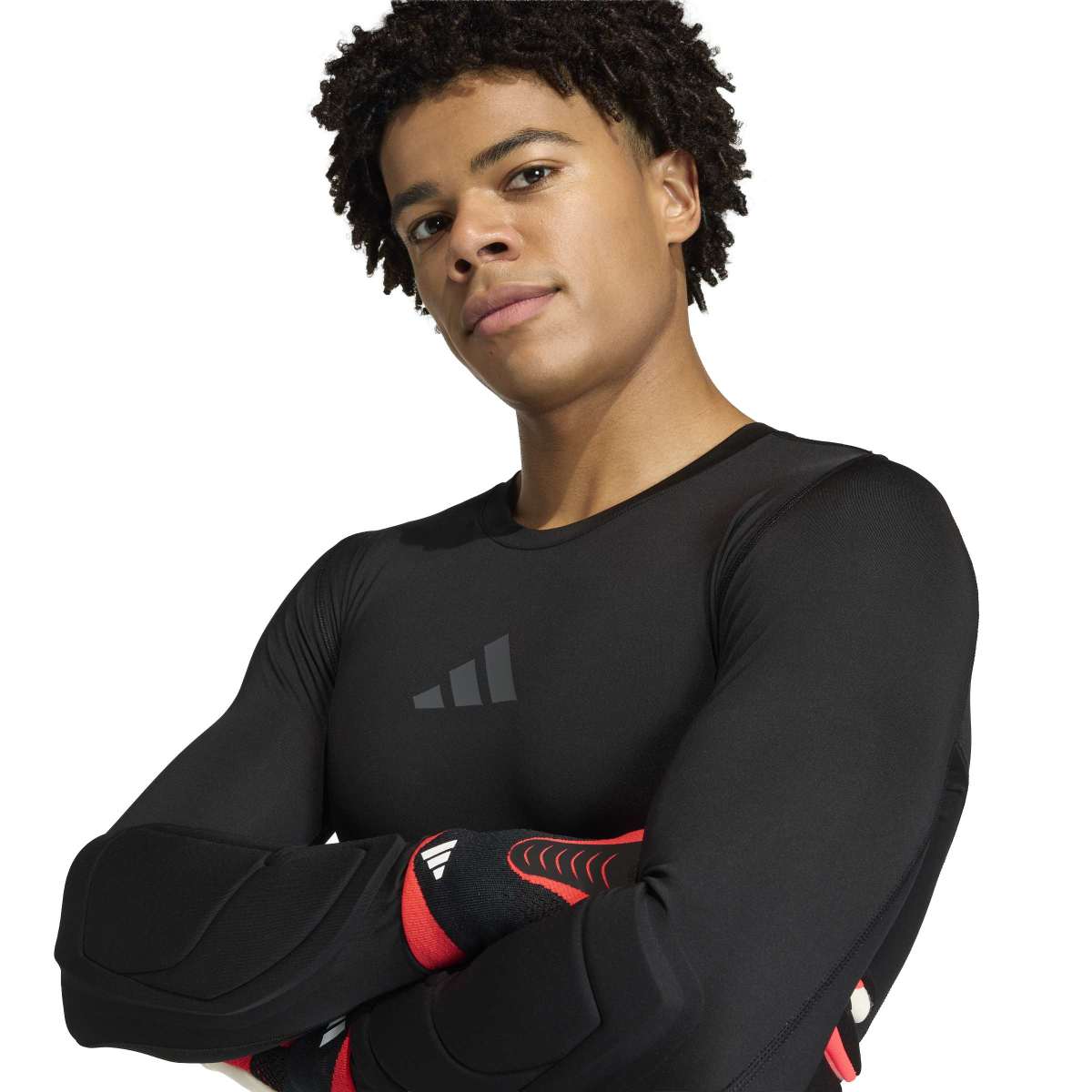 adidas Men's Padded Goalkeeper Baselayer Longsleeve-5