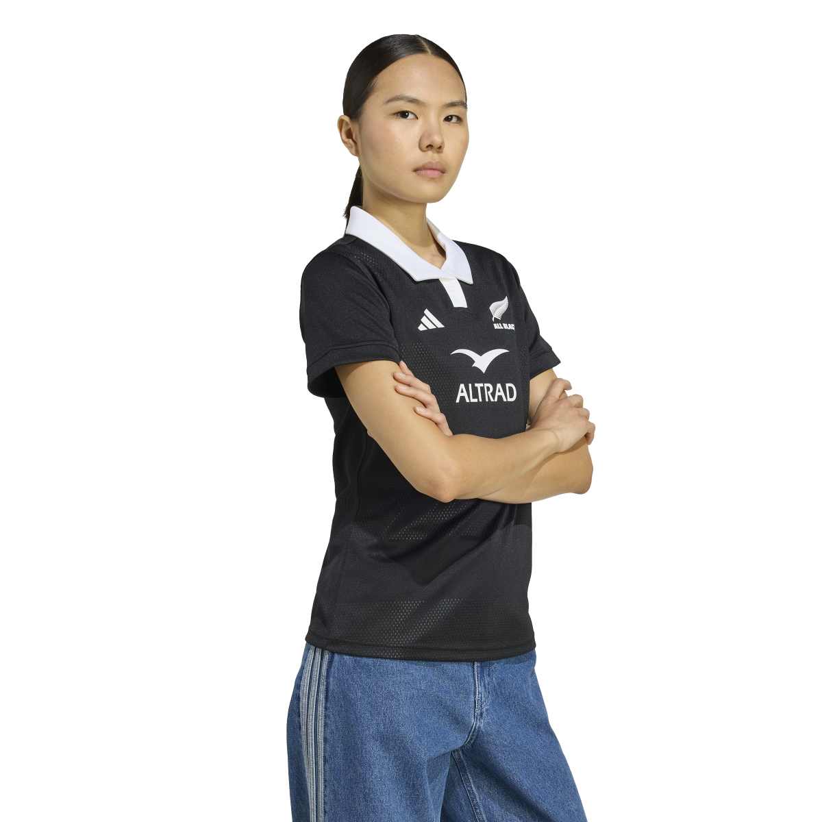 adidas Women's All Blacks Home Replica Jersey-3