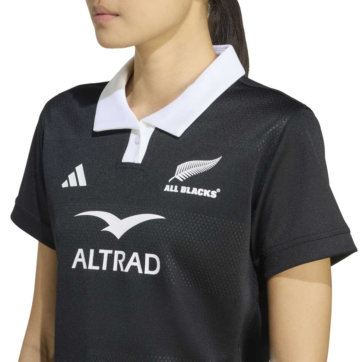adidas Women's All Blacks Home Replica Jersey-4