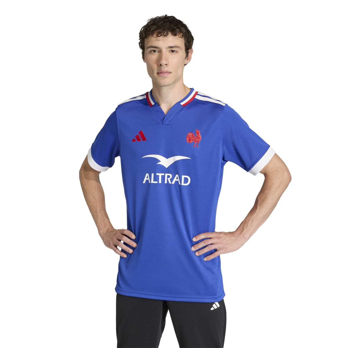 adidas Men's France Rugby Home Replica Jersey-3