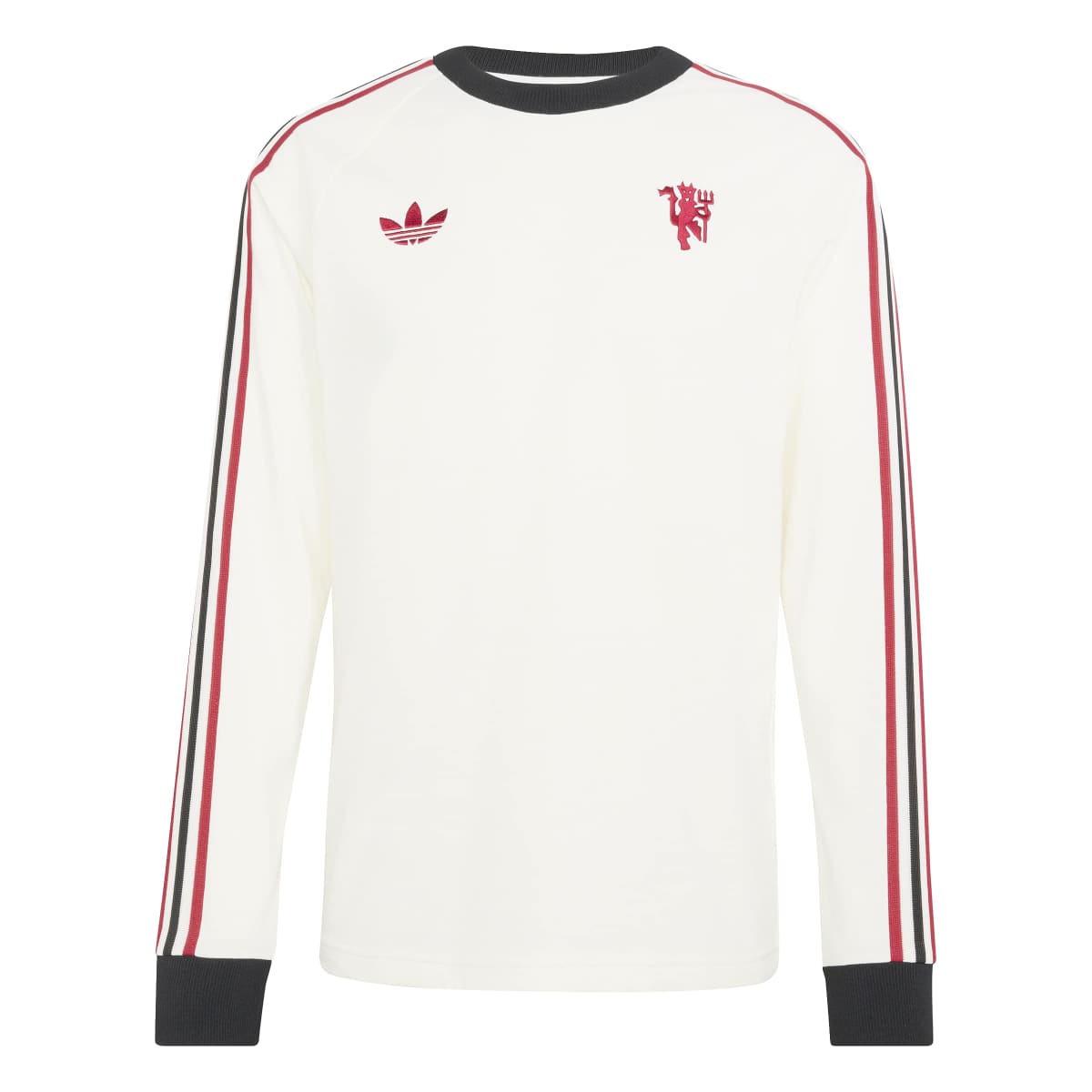 adidas Men's Manchester United Originals Long Sleeve T-Shirt-1