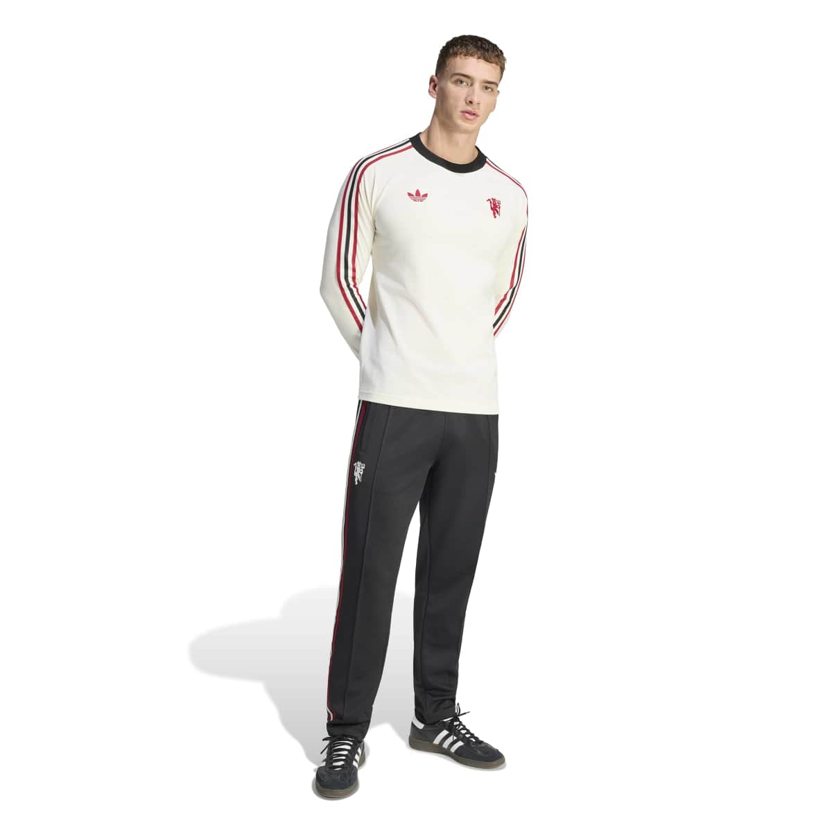 adidas Men's Manchester United Originals Long Sleeve T-Shirt-4