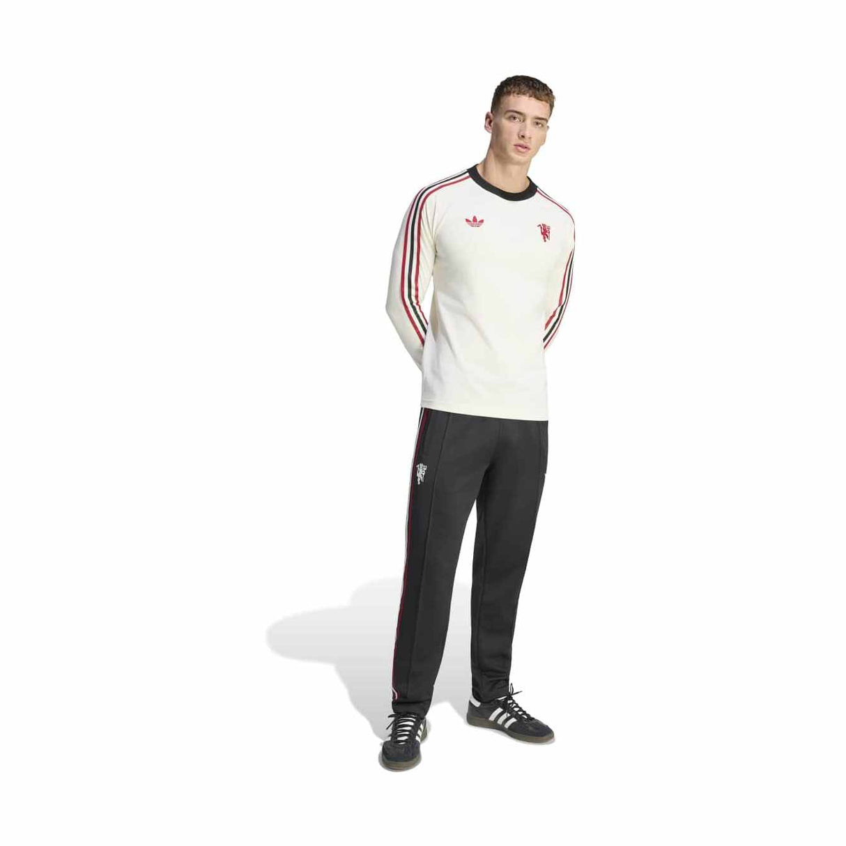 adidas Men's Manchester United Originals Long Sleeve T-Shirt-4
