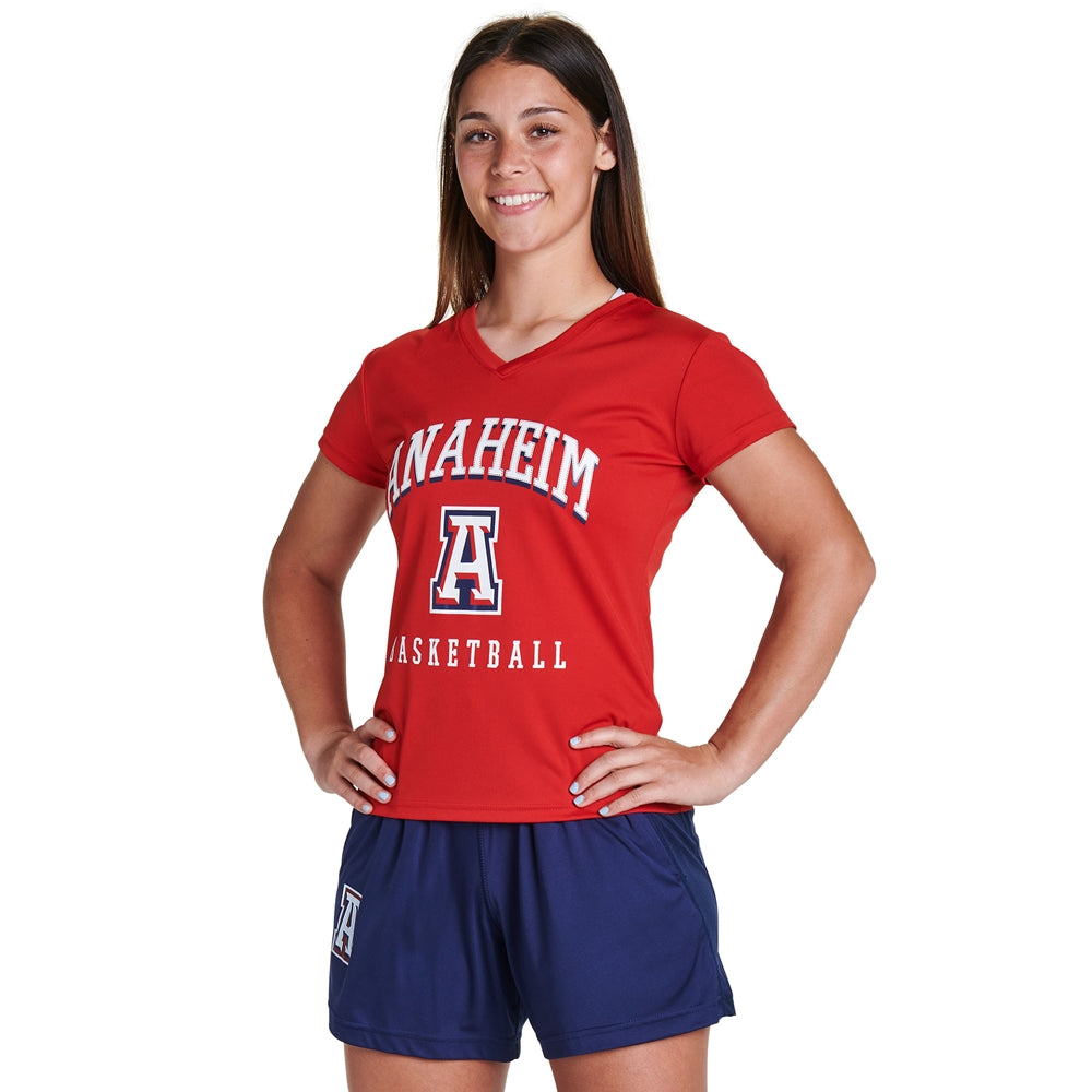 Champro Girl's Star V-Neck T-Shirt