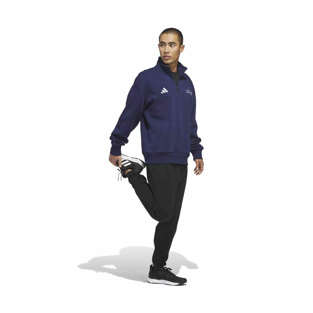 adidas Unisex LOVB Fleece Volleyball Quarter-Zip-3