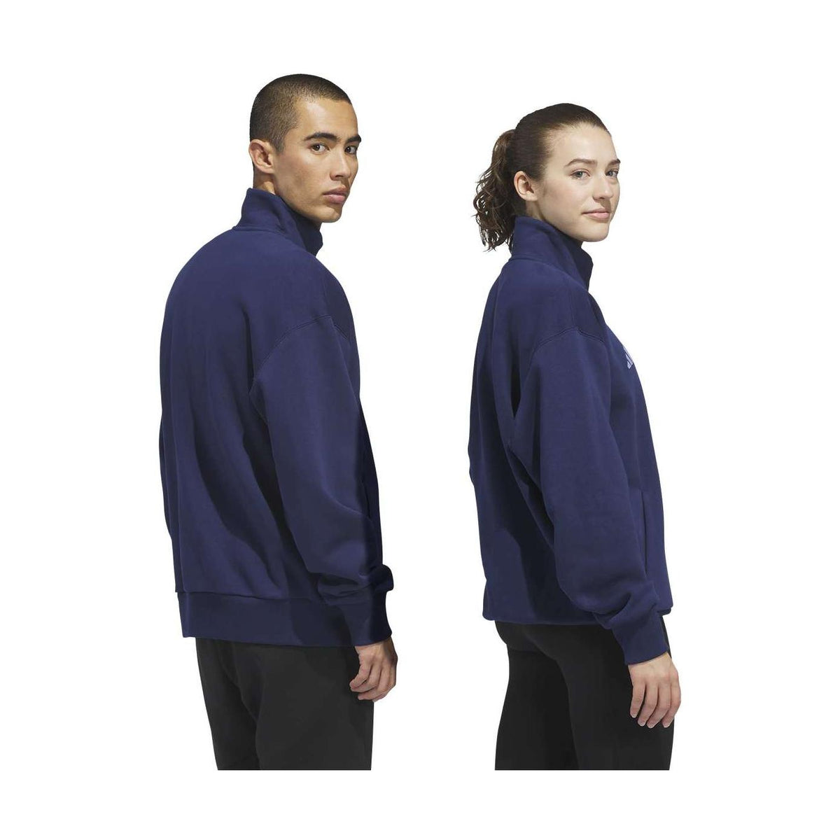 adidas Unisex LOVB Fleece Volleyball Quarter-Zip-6