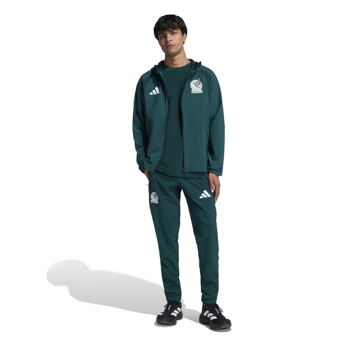 adidas Men's Mexico Tiro Travel Full Zip Windbreaker-4