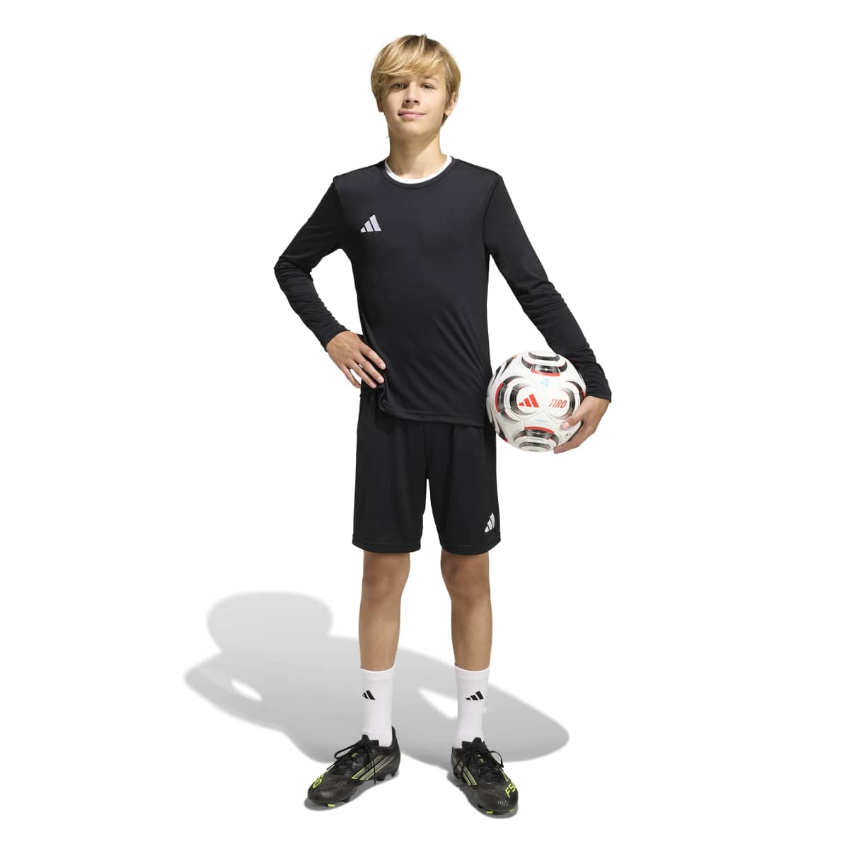 adidas Youth Entrada 26 Long Sleeve Soccer Jersey-3