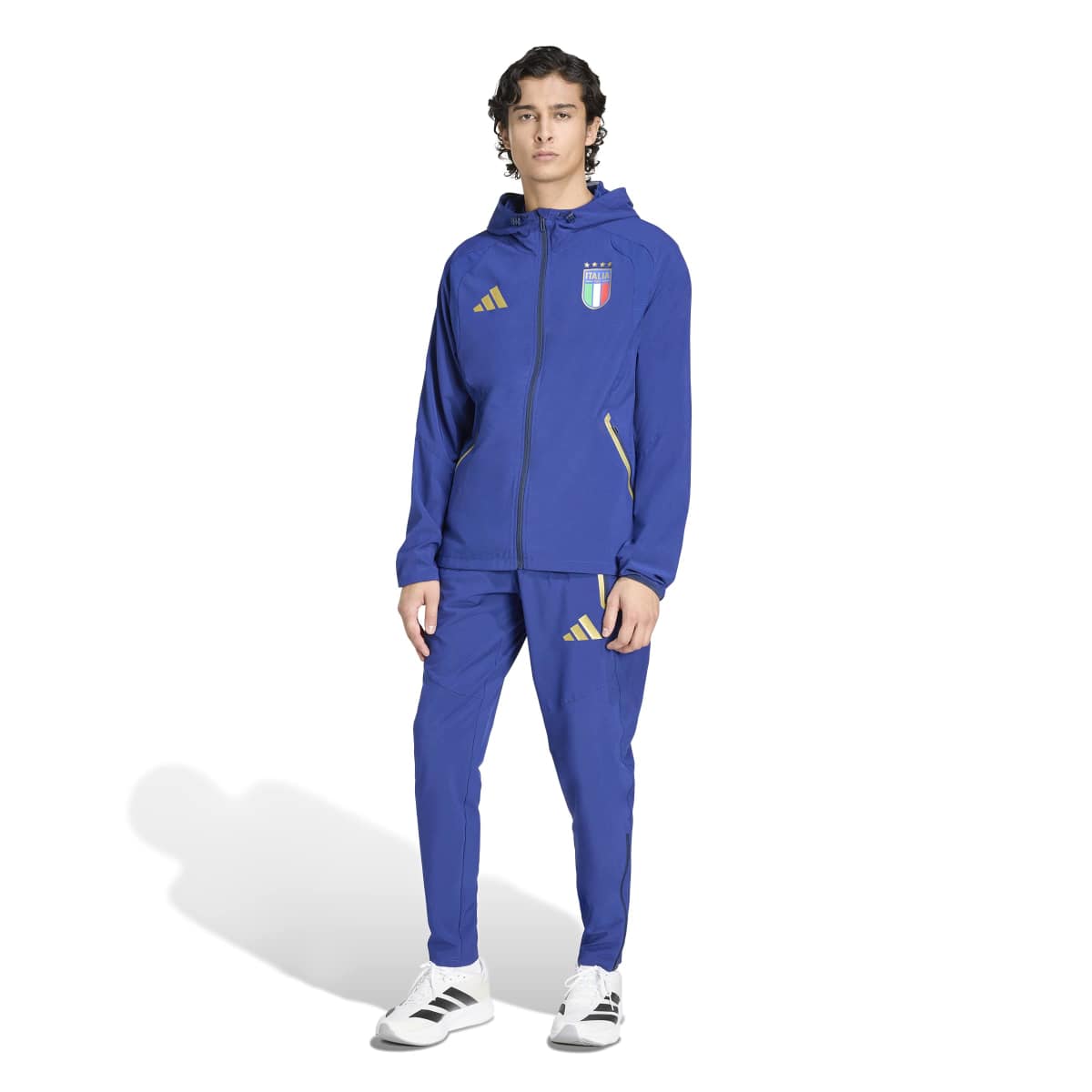 adidas Men's Italy Tiro Travel Full Zip Windbreaker-3