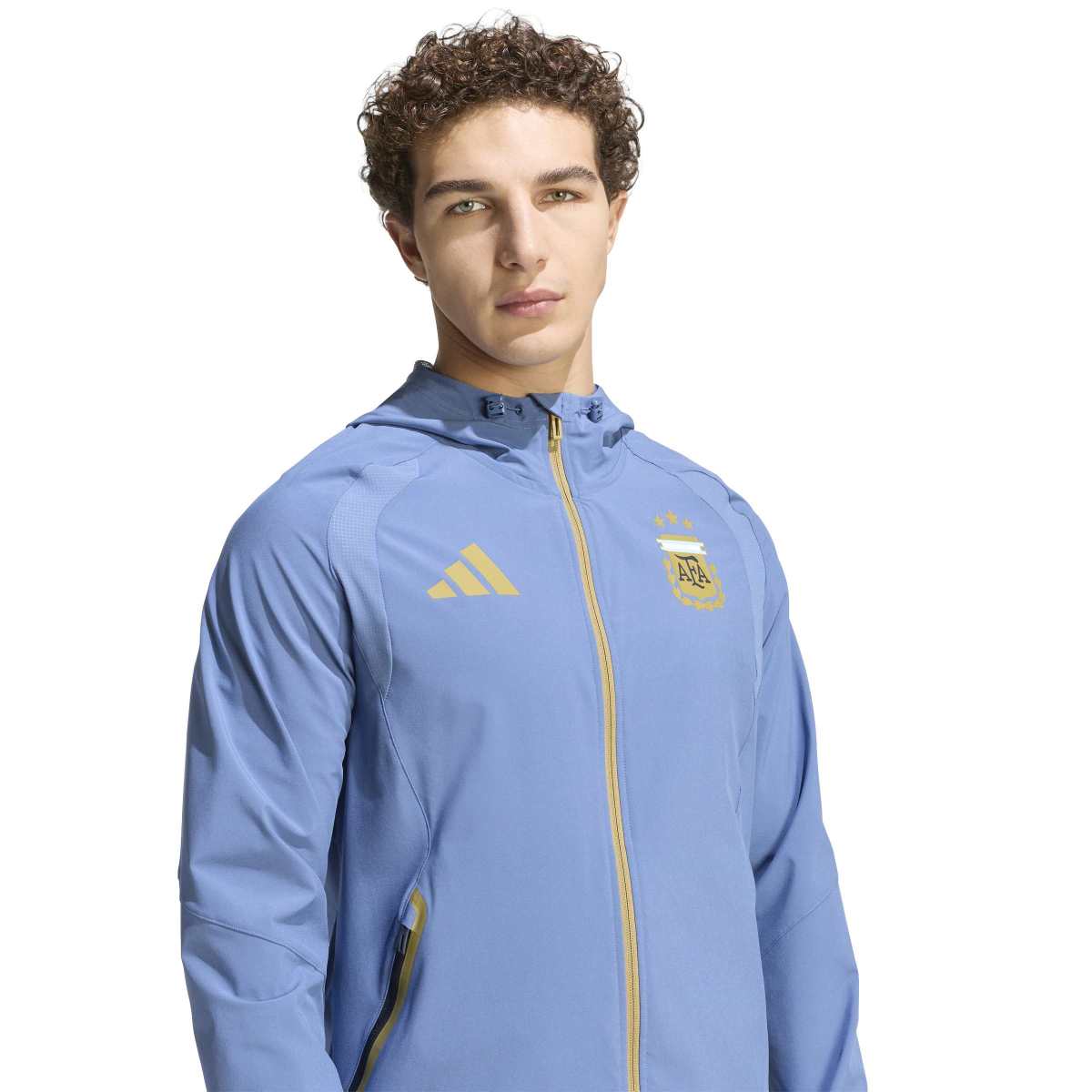 adidas Men's Argentina Tiro Travel Full Zip Windbreaker-5