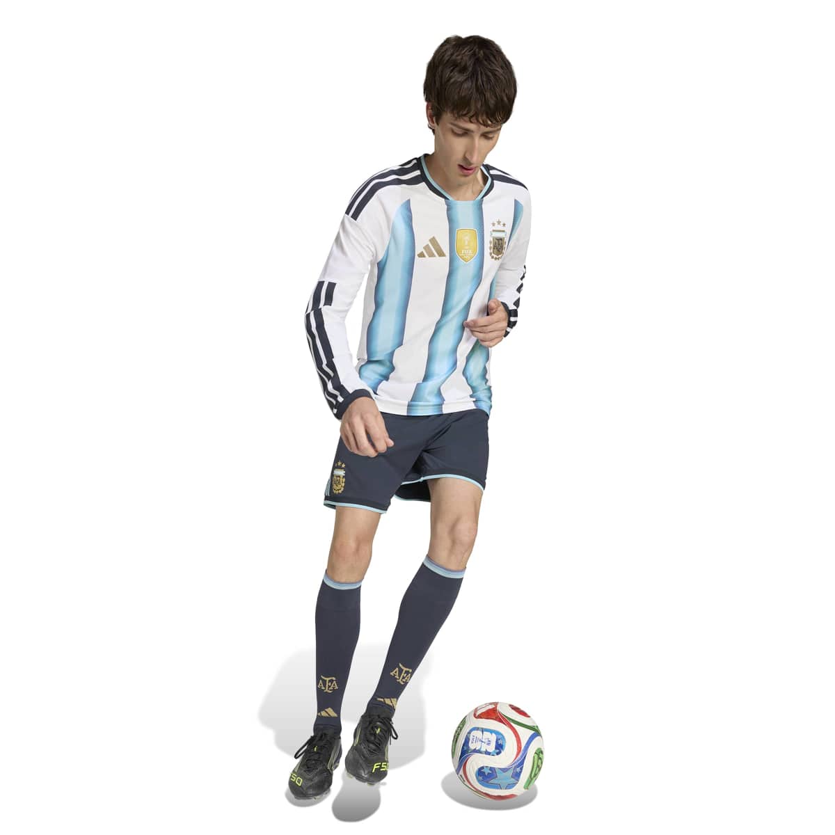 adidas Men's Argentina 26 Home Authentic Long Sleeve Jersey-5
