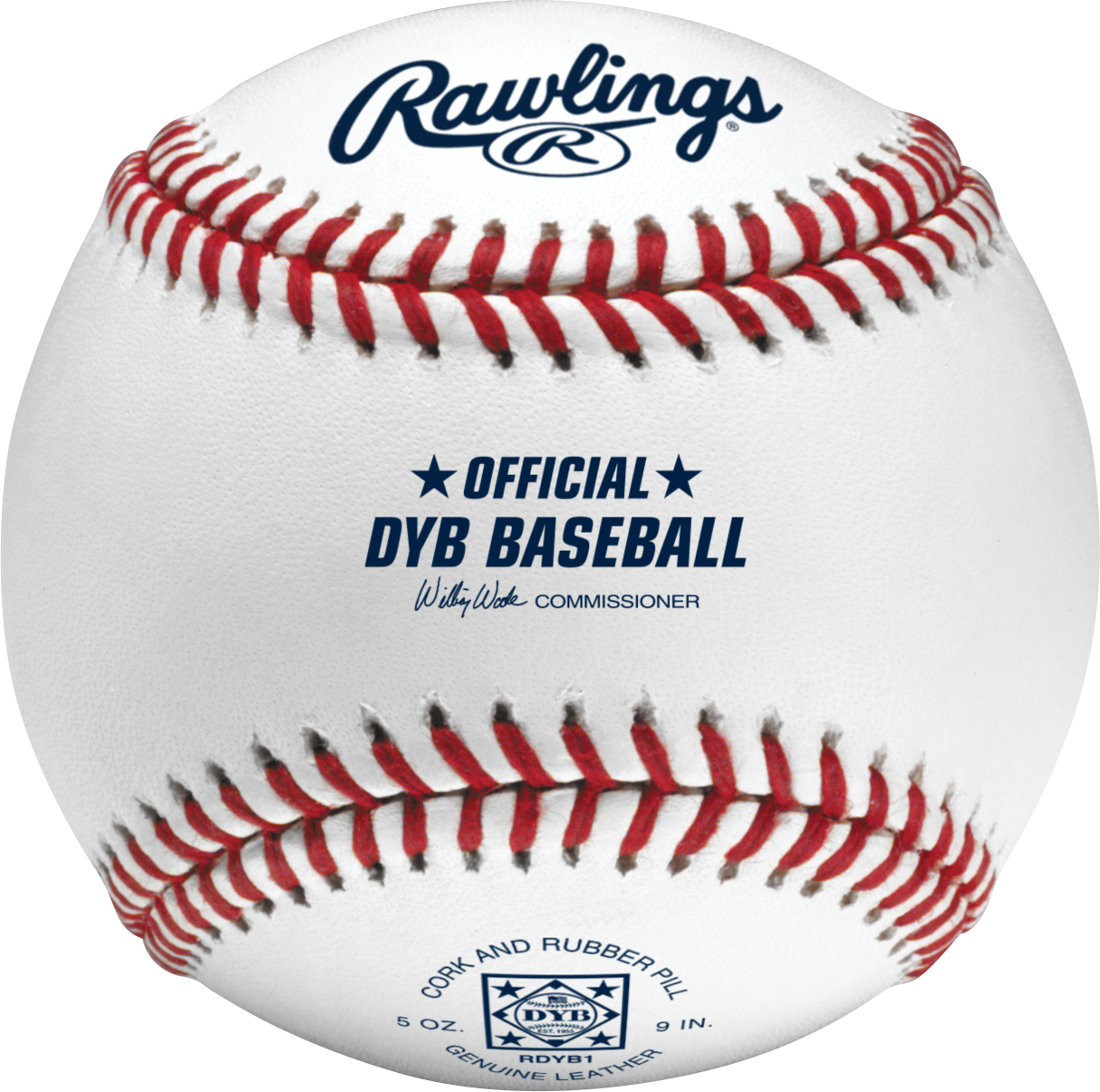 Rawlings RDYB1 Dixie Youth Competition Grade Baseballs - 1 Dozen