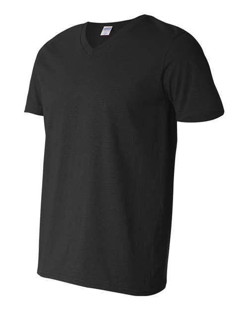 Gildan Men's Softstyle V-Neck T-Shirt. 64V00 Mens Apparel Shirts & Tops
