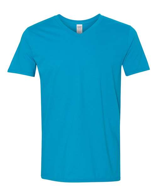 Gildan Men's Softstyle V-Neck T-Shirt. 64V00 Mens Apparel Shirts & Tops