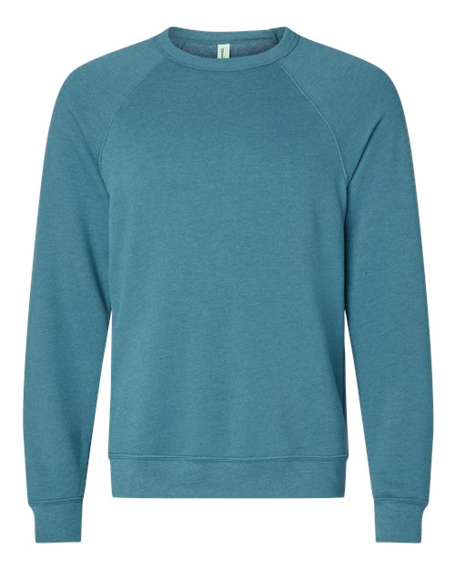 BELLA + CANVAS Unisex Sponge Fleece Raglan Sweatshirt BC3901 2/2 - Plus Mens Apparel Sweatshirts & Fleece