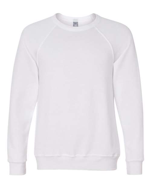 BELLA + CANVAS Unisex Sponge Fleece Raglan Sweatshirt BC3901 2/2 - Plus Mens Apparel Sweatshirts & Fleece