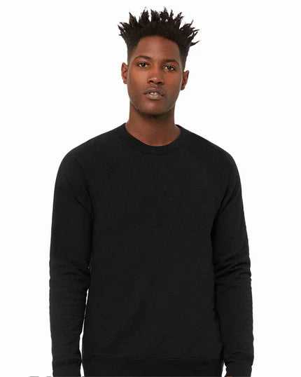 BELLA + CANVAS Unisex Sponge Fleece Raglan Sweatshirt BC3901 2/2 - Plus Mens Apparel Sweatshirts & Fleece