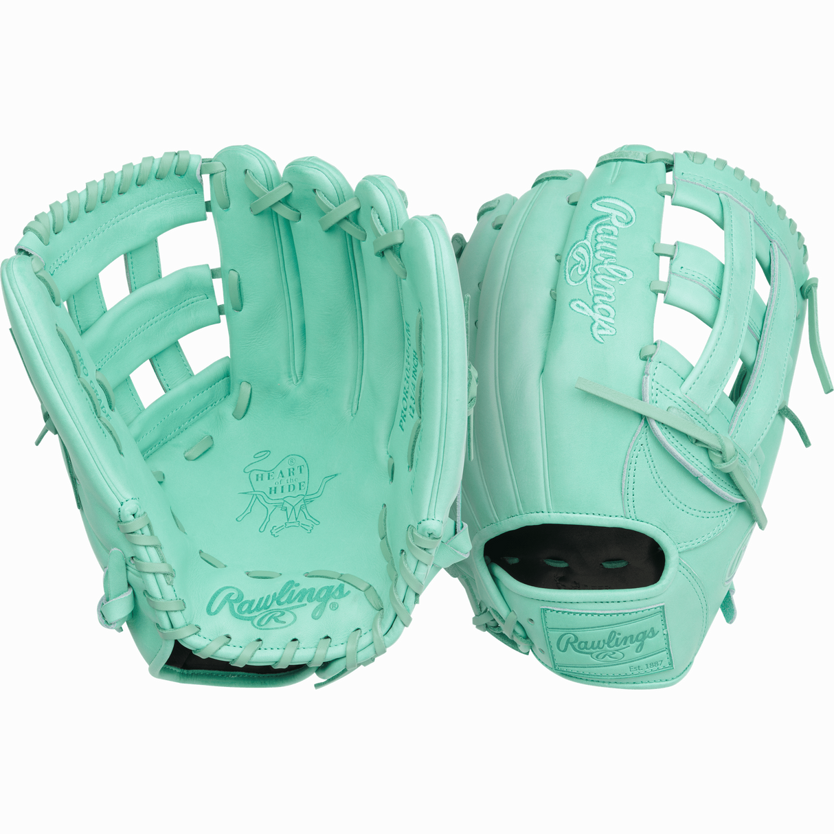 Rawlings Heart of the Hide 12.75" Outfield Baseball Glove-1